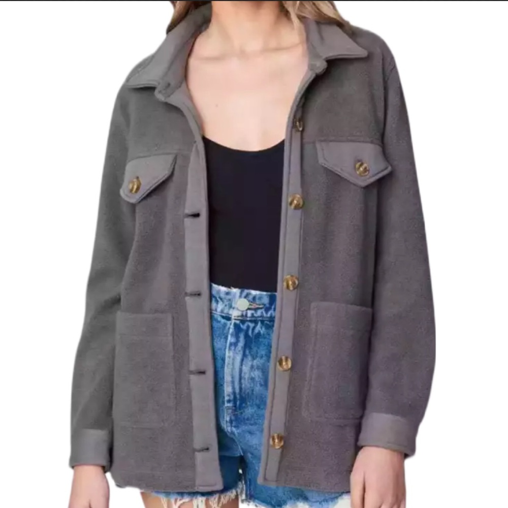 Blank NYC Gray Women's Jacket Size Medium⭐️